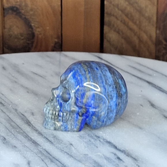 Lapis Lazuli Skull - Picture 8 of 15